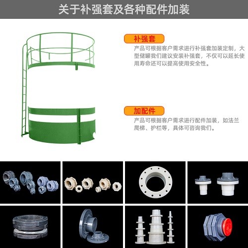 四川隆昌环保水处理PE水箱 10吨大型塑料桶 化工防腐储罐图3