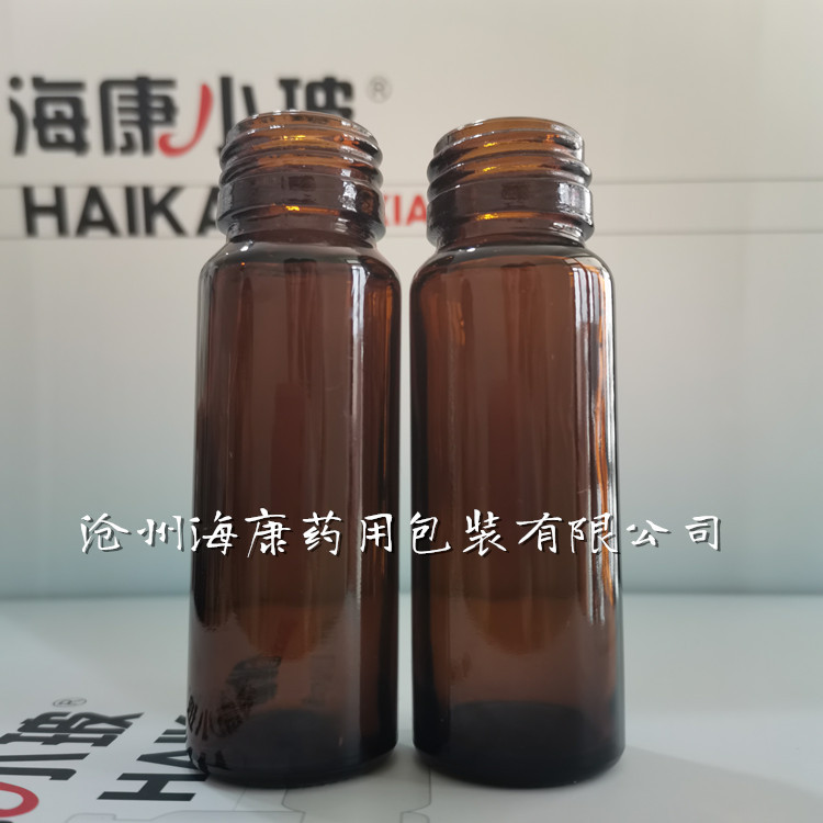 药用玻璃瓶管制模制工艺棕色避光药瓶图3