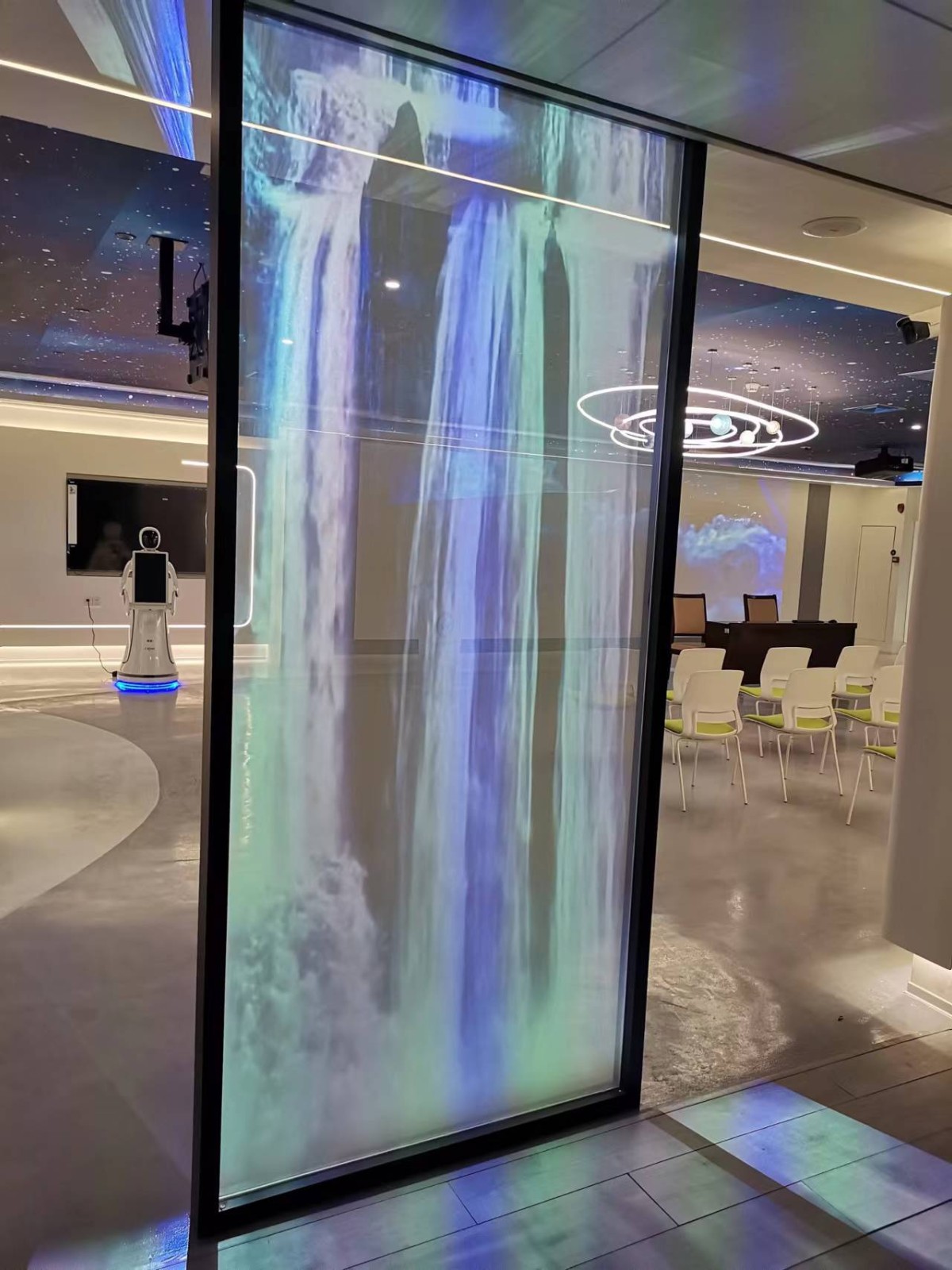 广东全息投影设备 玻璃成像膜橱窗广告背投贴膜 投影幕布透明膜图2