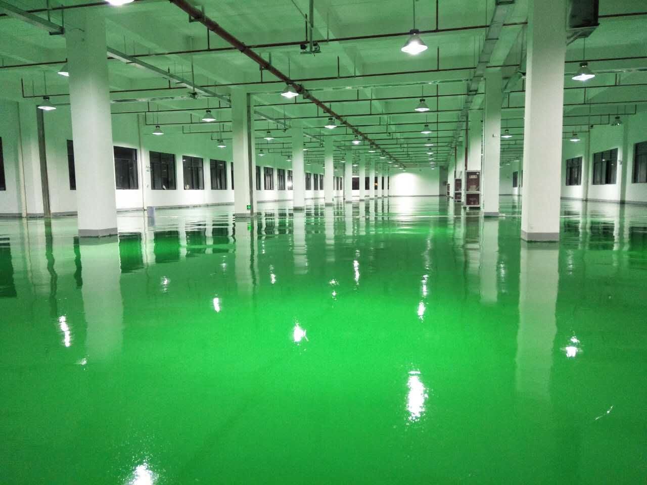 安徽环氧薄涂地坪  开发区地板装饰  工业厂房地面施工图2