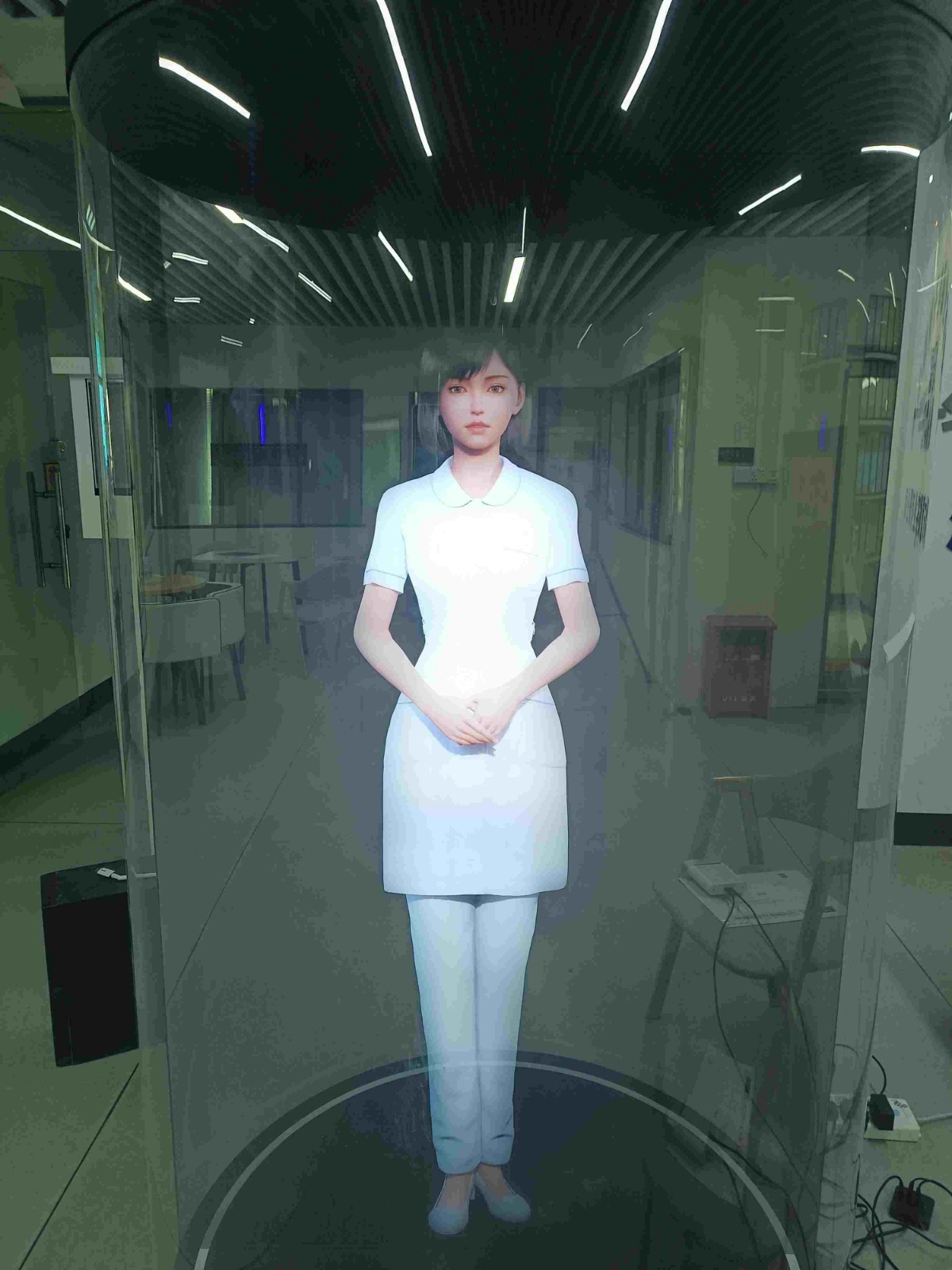 全息迎宾虚拟讲解员/展馆中的智能化虚拟人-时代中视图2