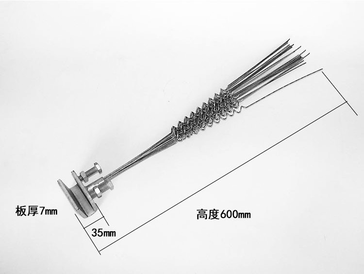 防止鸟类筑巢金具 弹簧式防鸟刺 热镀锌直丝防鸟刺线路驱鸟金具图2