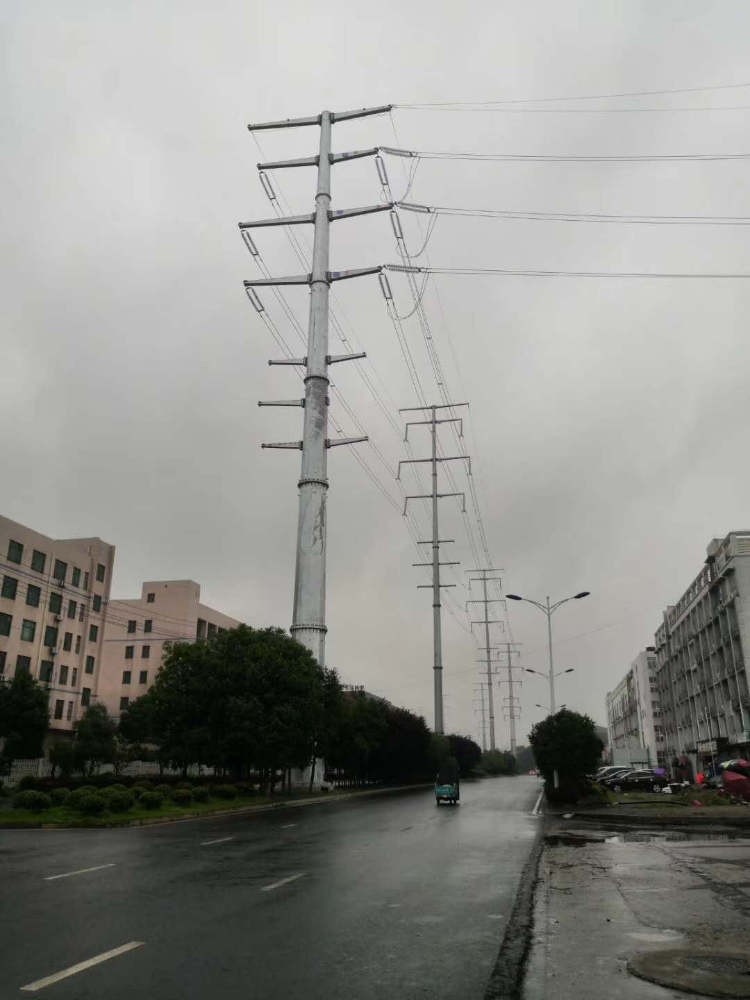 河北杭工电力钢管杆生产厂家电力钢管杆地脚螺栓